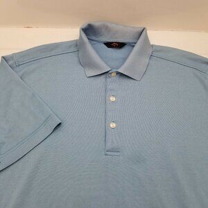 Callaway Men's Polo Shirt Short Sleeve Wing Collar Solid Gray Size  L